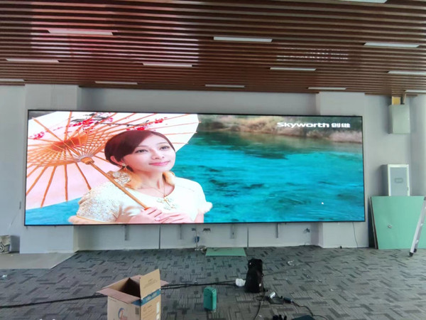 固原市P1.53led小间距屏安装案例